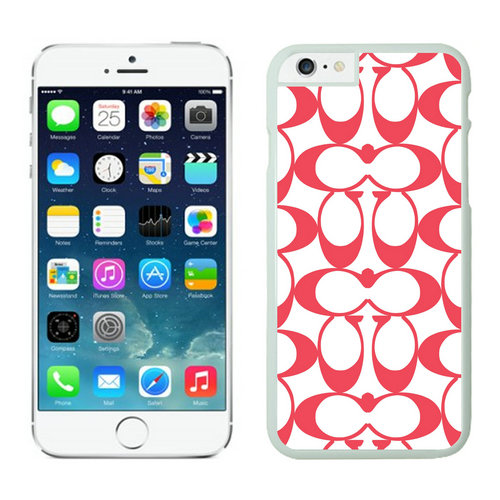 Coach Big Logo Red iPhone 6 Cases EZS | Coach Outlet Canada